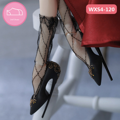 New bjd Shoes for 1/4 phyllis beth kunis winona BJD body about 6.3cm PU Leather Boots Fashion for phyllis doll shoes WXS4-120 ► Photo 1/5