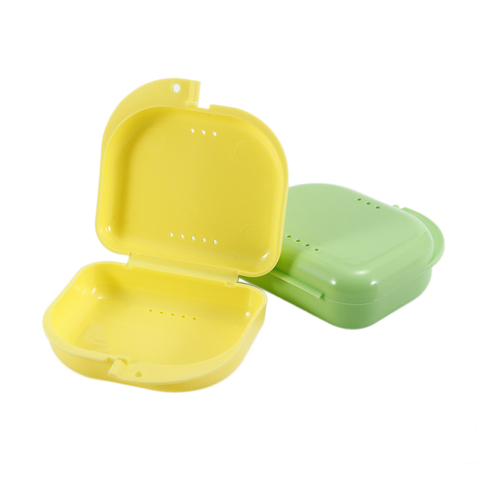 Wholesale Dental Storage Box Mouth Guard Plastic Denture Case Oral Hygiene Supplies Organizer Appliance Accessories Tools ► Photo 1/6