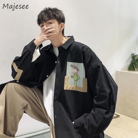 Jacket Men Plus Size Japanese Streetwear Vintage Loose Autumn Printing Clothes  Mens Jackets and Coats Hot Sale Black Coat Soft - Price history & Review |  AliExpress Seller - Majesee Official Store 