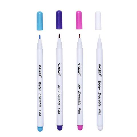 Water Soluble Erasable Pen Fabric, White Marker Clothes