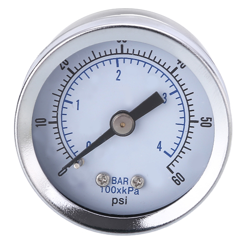 Industrial 0-60 PSI Air Pressure Gauge 1/8