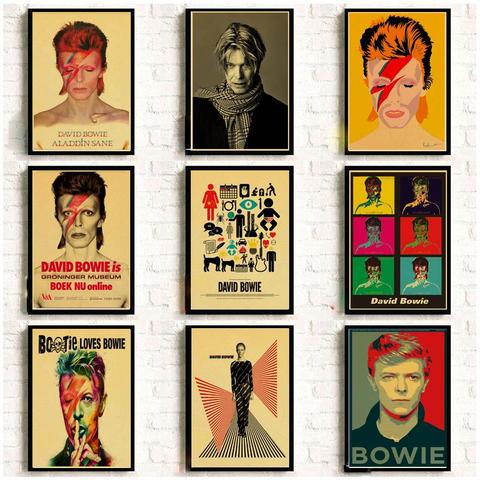Vintage Poster DAVID-BOWIE Art Printed Retro Poster Home Decor Room Decorative Painting Vintage Wall Picture ► Photo 1/6