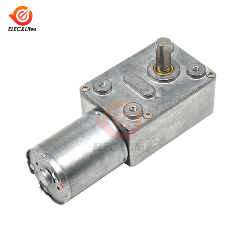 4632-370 Worm Gear Motor DC12V 5/10/15/20/30/50/100/150/200/250 RPM High Torque Electric Motor Metal Gear Reverse DC Micro motor ► Photo 1/6