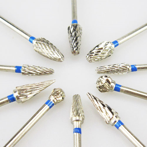 10pcs/box  Tungsten Steel Dental Carbide Burs Lab Burrs Tooth Drill Dental Lab Materials ► Photo 1/2