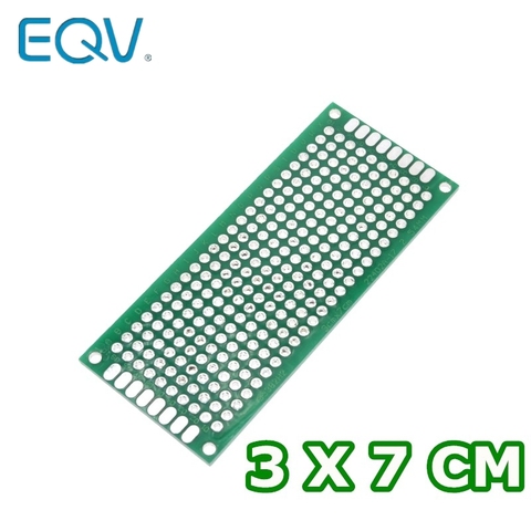 EQV 10pcs 3x7cm Double Side Prototype PCB diy Universal Printed Circuit Board ► Photo 1/1