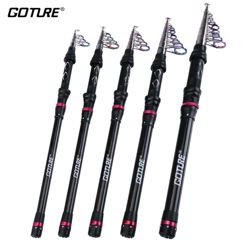 Goture AQUILA 1.8m-3.6m Telescopic Fishing Rod 24T Carbon Fiber Portable Light Travel Rods For Freshwater and Saltwater Fishing ► Photo 1/6