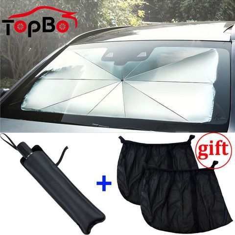 Auto Sunshade Covers Parasol Car Sun Shade Umbrella  Front Windshield Sun UV Protector Windscreen Cover Accessories ► Photo 1/1