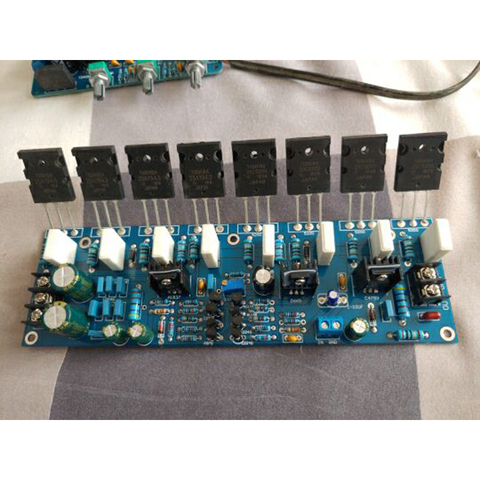 Diy Kits Upgraded Version Mono 400W Power Amplifier Board 1943 + 5200 High Power Rear Power Amplifier Board ► Photo 1/2