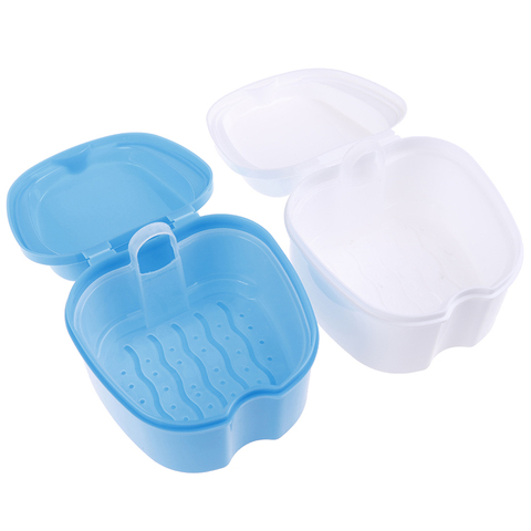 Denture Bath Box Organizer Dental False Teeth Storage Box with Hanging Net Container Cleaning Teeth Cases Artificial Tooth Boxes ► Photo 1/6