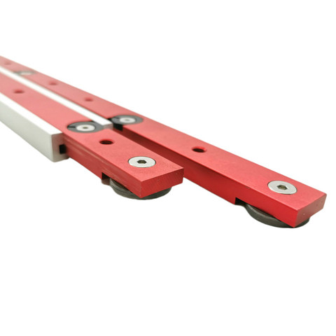 Durable T Tracks Hardware Red Woodworking T Slot Slider Practical Pusher Modification Metal Miter Tool Bar Limit ► Photo 1/6