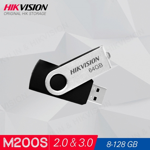 Hikvision HikStorage USB Flash Drive 8GB 16GB 32GB 64GB Mini Pen Drive USB2.0 USB3.0 Pendrive Memory Stick Storage #M200S ► Photo 1/6