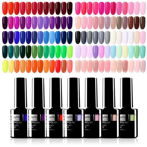 Beautilux Soak Off UV LED High Pigment Gel Nail Polish Nails Art Gel Polish Lacquer 10ml Nail Supplies for Professionals 001-120 ► Photo 1/6