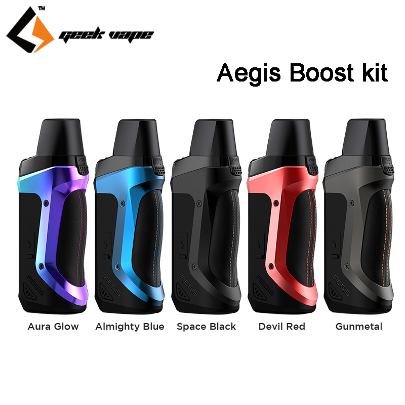 Buy Online Original Geekvape Aegis Boost Pod Mod Kit 3 7ml Tank Fit 0 6ohm Ka1 Mesh Coil Mtl Vape Supports Rdta Aegis Boost Kit Alitools
