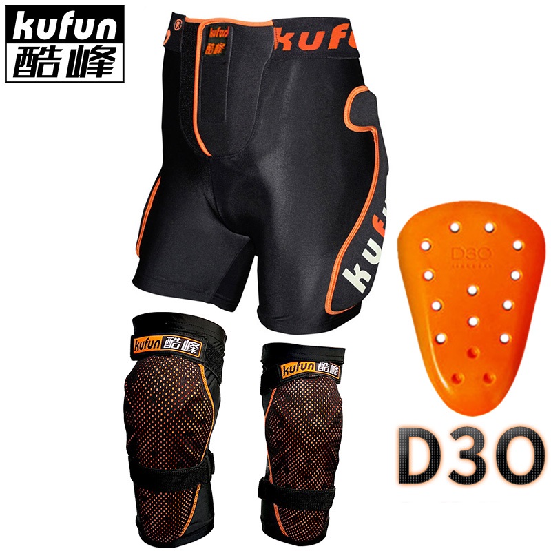 Knee Pads D30 Hip Armour KUFUN D3O Knee Protector Paded Shorts Hip