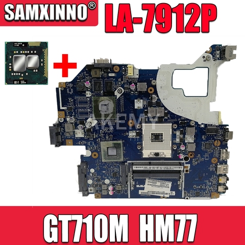 For Acer aspire V3-571 V3-571G E1-571G Laptop Motherboard HM77 DDR3 NBRZP11001 Q5WVH LA-7912P GT710M ► Photo 1/5