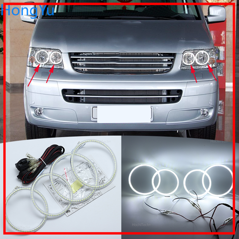 For Volkswagen VW Multivan T5 2003 - 2009 Excellent Angel Eyes Ultra bright smd led Angel Eyes kit halo rings ► Photo 1/6