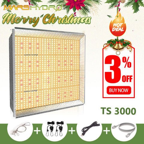 Mars Hydro TS 3000W Full Spectrum Dimmable Led Grow Light  Sunlike Quantum Board Phytolamp For Indoor Plants Hydroponic Systems ► Photo 1/6