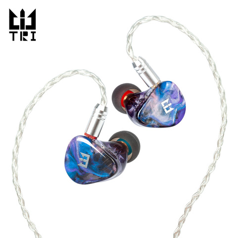 TRI Starsea 2BA+1DD Dynamic Driver Unit HIFI In Ear Earphone Monitor Sport Headphone Noise Cancelling Earbuds TRI I3 Starlight ► Photo 1/6