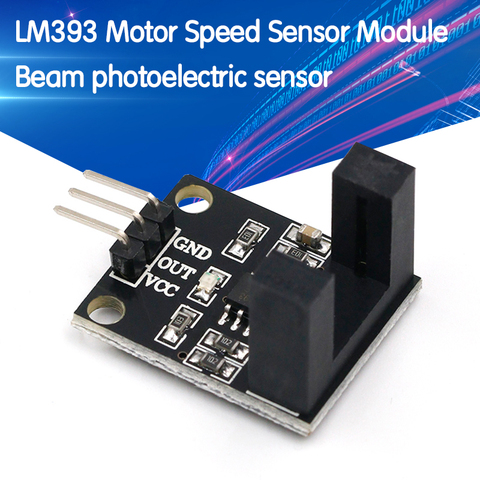 Beam photoelectric sensor Electric counter module LM393 motor count speed sensor module test module groove coupler module ► Photo 1/6