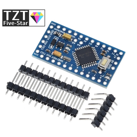 Pro Mini 168 Mini 5V/16M ATMEGA168 ATMEGA168P-AU 5V/16MHz For Arduino ► Photo 1/6