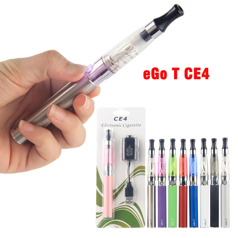 Vape Pen Electric Cigarette eGo T Batteries CE4 Clearomizer Blister Kit 650mAh eGo-T CE4 Tank Atomizer ► Photo 1/6