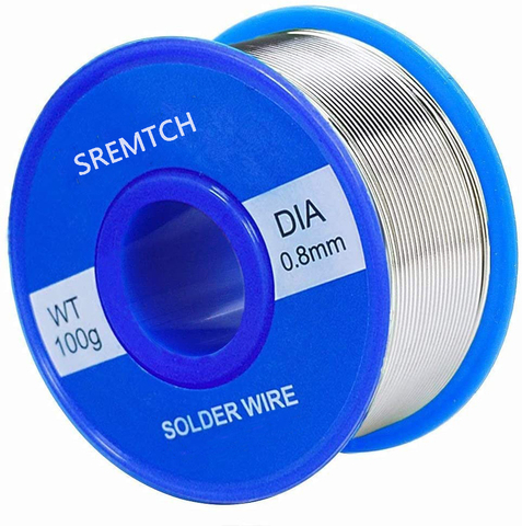 100g New Tin lead Rosin Core Solder Wire 0.8mm 2% Flux Reel Welding line Soldering Wire Roll ► Photo 1/6