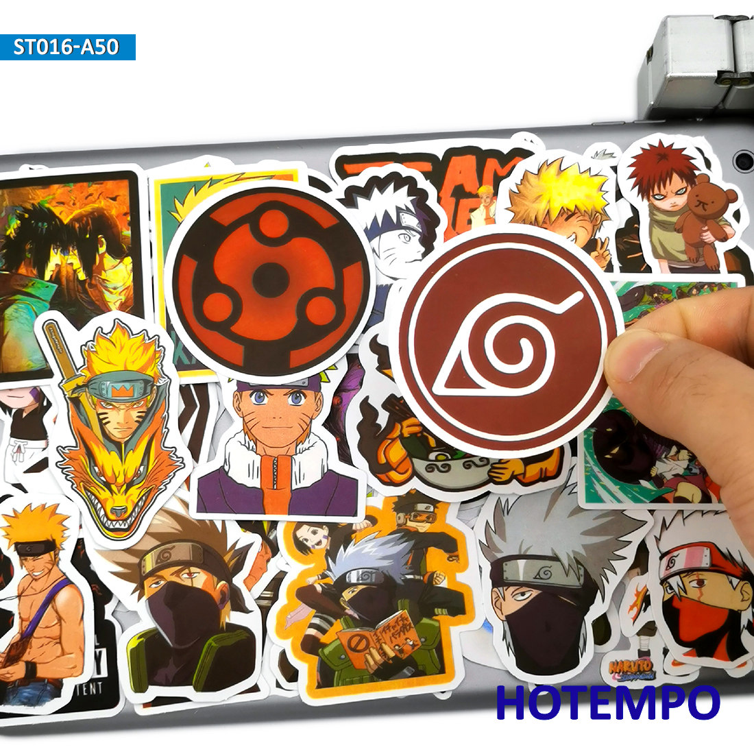 50 Pcs Stickers Naruto Uzumaki Anime Skateboard Luggage Phone Laptop Car  Vinyl