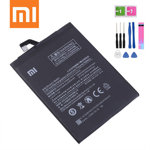 100% Original Replacement BM50 Battery For Xiaomi Mi Max 2 Max2 Genuine Phone Battery 5300mAh + Free Tools ► Photo 1/3