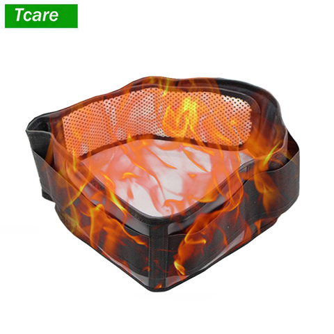 Tcare Tourmaline Self Heating Magnetic Therapy Back Waist Support Belt Adjustable Waist Lumbar Brace Massage Band Health Care ► Photo 1/6