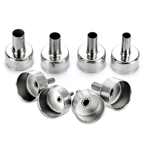 8pcs/set Welding nozzle for hot air gun stainless steel Different sizes nozzles for 8858 8898 858D8908 Multifunction use nozzle ► Photo 1/6