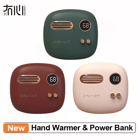 Liberfeel Maoxin Hand Warmer Power Bank Visualized Constant Temperature 5000mAh Large Capacity Power Power Mini Hand Warmer ► Photo 1/6