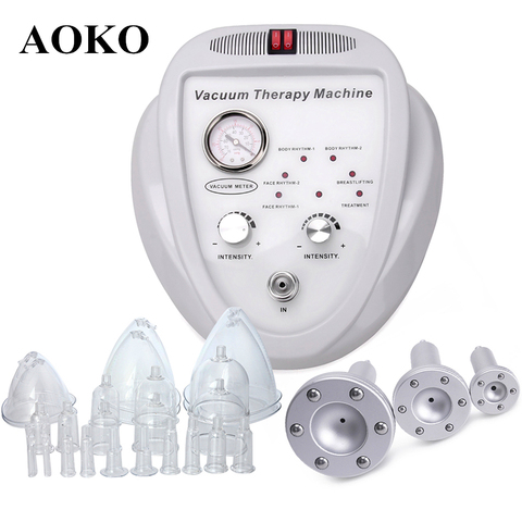 AOKO Vacuum Massage Face Lifting Beauty Machine Breast Enlargement Machine Pump Cup Massager Body Shaping Butt Lifting Device ► Photo 1/6