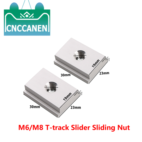 M6 M8 T-track Slider Sliding Nut Aluminum Alloy T Slot Nut For Woodworking Tool Jigs Screw Slot Fastener ► Photo 1/6