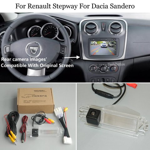 24 Pins Wire Rear View Camera For Renault Stepway For Dacia Sandero - Connect Original Factory Screen Backup Parking Camera ► Photo 1/6