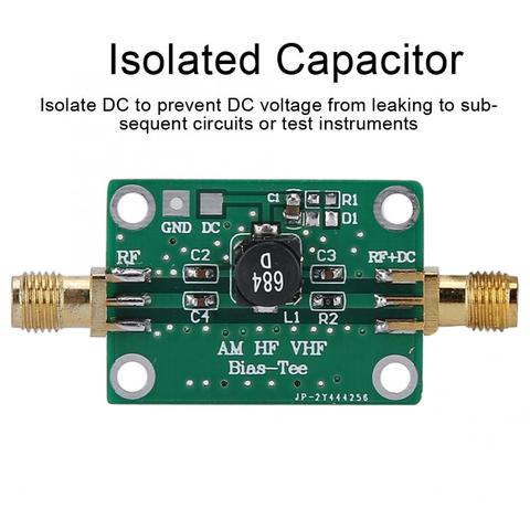 DC1-50V RF Wideband Amplifier Coaxial Feed Bias Tee for HAM Radio RTL SDR LNA 25k-100MHz Transmitter ► Photo 1/6