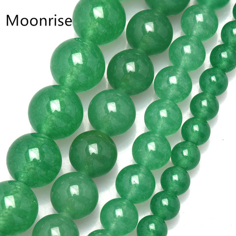 4/ 6/8/10 /12 mm Natural Green Aventurine Stone Beads Power Heal Stone Loose Bead For Bracelet Necklace Jewelry DIY Making ► Photo 1/6