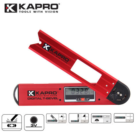 Kapro Electronic Goniometer Digital Bevel Spirit Level High Precision Angle Measurer Protractor Inclinometer Bubble Angle Ruler ► Photo 1/6