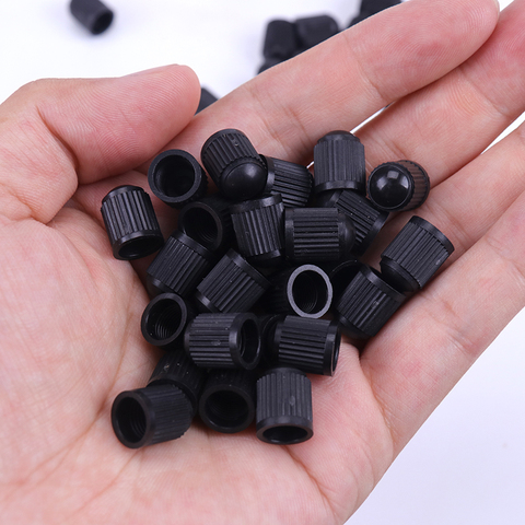 AUTO 100PCS Tubeless Tyre Wheel Stem Air Valve Caps Car Tire Valve Caps Auto Truck Bike MTB Dust Dustproof Caps ► Photo 1/6