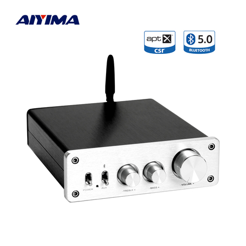AIYIMA APTX Bluetooth 5.0 QCC3008 TPA3255 Power Amplifier 325Wx2 Hifi Stereo Audio Amp Home Theater Sound Speaker Amplifier ► Photo 1/6