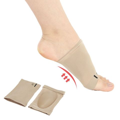 New 1Pair Silicone Gel Arches Footful Orthotic Arch Support Foot Brace Flat Feet Relieve Pain Comfortable Shoes Orthotic Insoles ► Photo 1/5