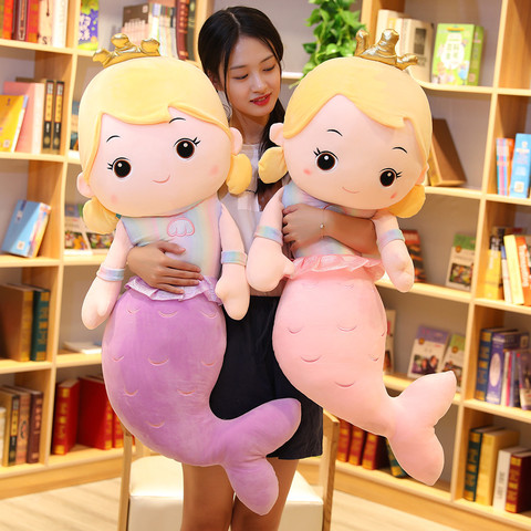 30/40/50/75/110cm Kawaii mermaid Plush Toys Soft Animal Pillow Stuffed Toy  Dolls Children Boys and Girls Birthday Gifts Decor - Price history & Review  | AliExpress Seller - Companion Toys Offer Store 