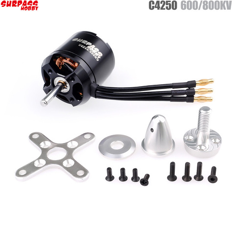 SURPASS HOBBY 3520 C4250 600KV 800KV Brushless Motor for RC Airplane Fixed-wing Glider Aircraft ► Photo 1/6