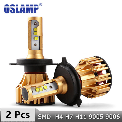 Oslamp H4 H7 LED Headlight Bulbs H11 9005 9006 SMD Chips 70W 7000LM 6500K Car Led H1 Auto Headlamp Headlights Led Light 12v 24v ► Photo 1/1
