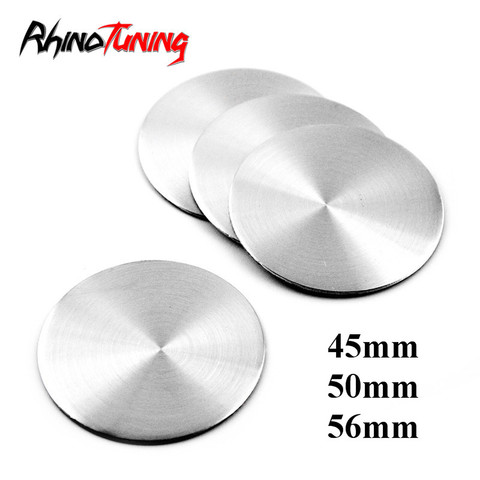 4pcs 45mm/50mm/56mm Wheel Center Hub Caps Sticker Badge Emblem Aluminum For Car rims Auto Styling Accessories ► Photo 1/2