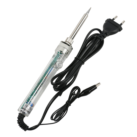 GJ 907 Adjustable constant temperature electric soldering iron Solder station Repair tools With ground wire EU Plug ► Photo 1/3
