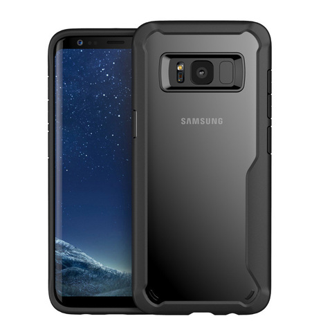 Transparent tpu case for samsung s8 soft anti-knock back cover for samsung s9 s10e new thin hd protective case for samsung s20 ► Photo 1/6