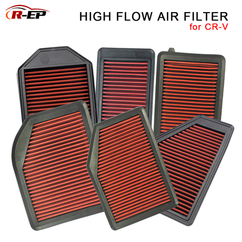 R-EP High-Flow Air Filter Fits for Honda CRV 2013 2022 CR-V 2007-2011 2.0L 2.4L 1.5T Washable Reusable Replacement Air Intake ► Photo 1/6