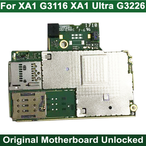 Tested Original Work Unlocked Main Motherboard Logic Circuit Board For Sony Xperia XA1 G3116 G3125 G3112,XA1 Ultra G3226 G3116 ► Photo 1/3