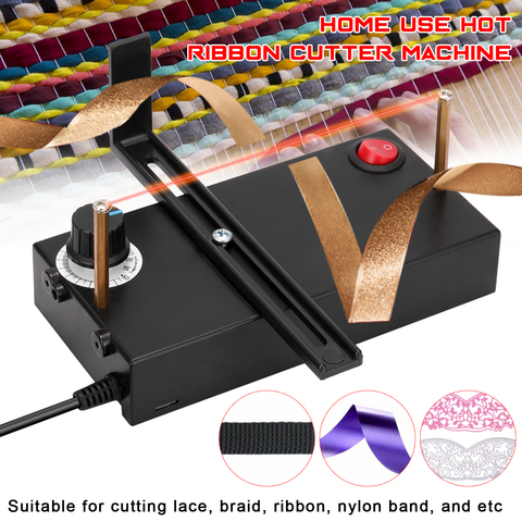 Home Use Hot Ribbon Cutter Machine DIY Rope Band Craft DIY Manual Cut Tool Hot Rope Electromechanical Thermal Cutter ► Photo 1/6