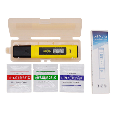 Pen Style Digital LCD pH Meter 0-14  Accuracy 0.1 Aquarium Pool Water Homebrew Beer Wine Urine Automatic Calibration ► Photo 1/6